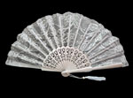 Silver Ceremony Fan with Lace 26.780€ #503281758